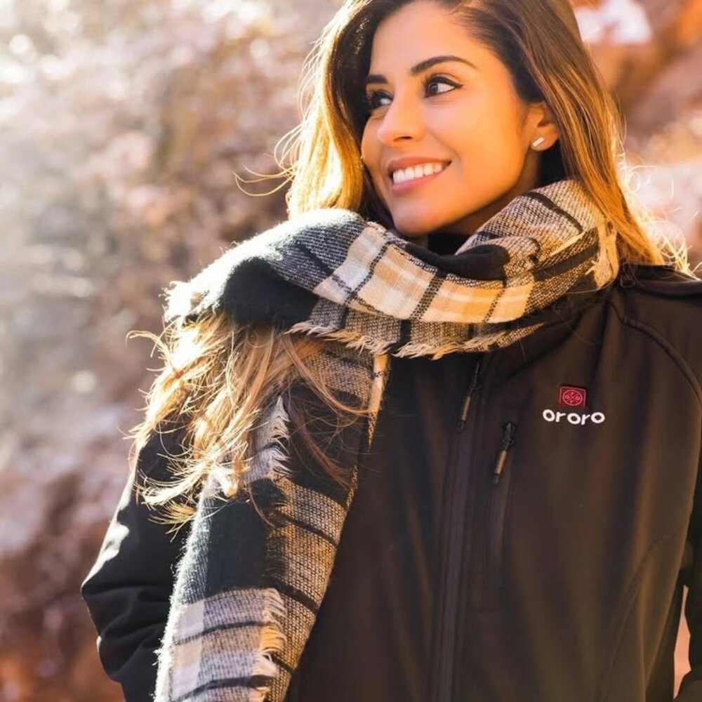 ORORO Classic Heated Jacket Black/Red Zipper SIZE XL (2 IN STOCK) BRAND NEW - Picture 6 of 7